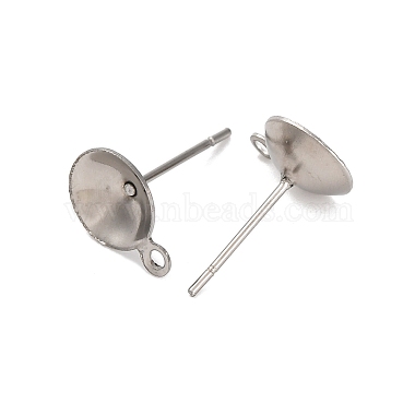 Anti-Tarnish 304 Stainless Steel Stud Earring Findings(STAS-S151-01P-E)-2