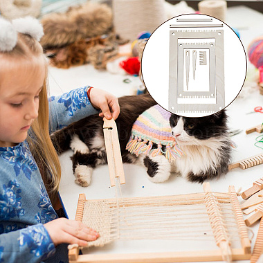 7Pcs Wooden Knitting Loom Kits(DIY-WH0136-910)-5