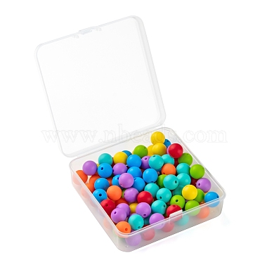 7 Colors Food Grade Eco-Friendly Silicone Beads(SIL-LS0001-02A)-7