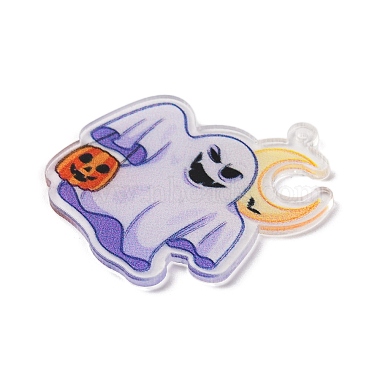 pendentifs en acrylique opaque sur le thème d'Halloween(OACR-M019-01A)-2