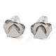 304 Stainless Steel Stud Earrings for Women(EJEW-B109-04A-P)-1