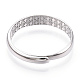 925 Sterling Silver Adjustable Smooth Ring Settings(STER-T007-07P)-3