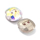 2-Hole Square Glass Rhinestone Buttons(BUTT-D001-C)-5