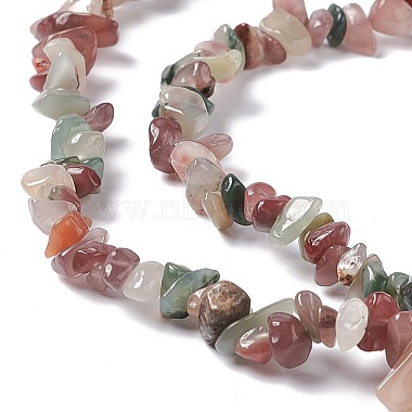 Natural Agate Chip Beads Strands(X-G-G905-04)-4
