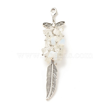 Feather Opalite Decoration