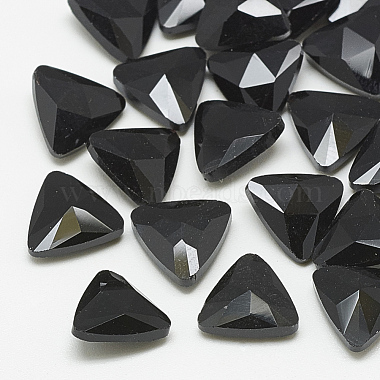 12mm Triangle Glass Rhinestone Cabochons