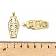 Brass Micro Pave Cubic Zirconia Pendants(KK-K365-06C-G)-3