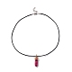 DIY Gemstone Bullet Pendant Necklace Making Kit(DIY-FS0003-06)-3