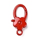 Spray Painted Alloy Lobster Claw Clasps(PALLOY-K257-08)-3