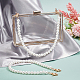 Elite 2Pcs ABS Plastic Imitation Pearl Beaded Bag Straps(AJEW-PH0003-99A)-3
