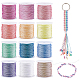 12 Rolls 12 Colors Polyester Braided Thread(OCOR-PH0002-57)-1