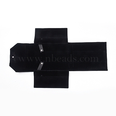 Foldable Velvet Jewelry Travel Roll Bag(TP-L005-04)-3