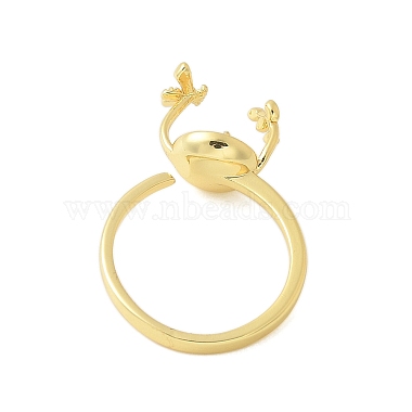 Brass Cuff Ring Settings(KK-K297-15G)-3