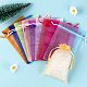 90Pcs 18 Style Organza Bags Jewellery Storage Pouches Wedding Favor Party Mesh Drawstring Gift(OP-LS0001-05)-5