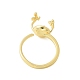 Brass Cuff Ring Settings(KK-K297-15G)-3