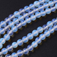 Opalite Beads Strands, Round, 6mm, Hole: 1mm, about 67pcs/strand, 14.92 inch(G-D855-15-6mm)