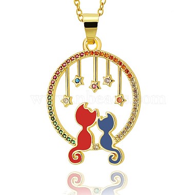 Colorful Brass Necklaces
