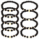 Pandahall Elite 1 Set aus Stretch-Armbändern mit Messingperlen(BJEW-PH0004-22)-1