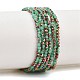 Electroplate Glass Beads Stradns(EGLA-H114-01O)-1