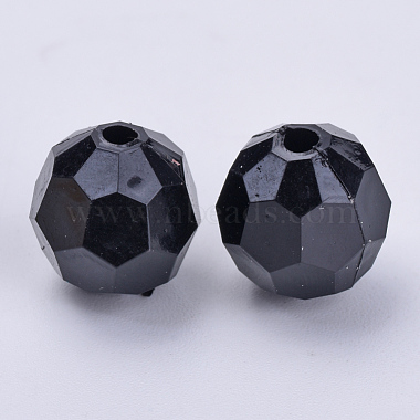 Transparent Acrylic Beads(TACR-Q257-6mm-V72)-2