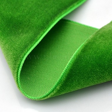 Polyester Velvet Ribbon for Gift Packing and Festival Decoration(SRIB-M001-10mm-580)-2