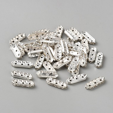 Iron with Crystal Rhinestone Slide Charms(IFIN-TAC0010-03)-1