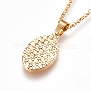 304 Stainless Steel Pendant Necklaces(NJEW-F225-25G)-3