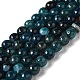 Dyed & Heated Natural Dragon Veins Agate Beads Strands(G-P539-A01-16)-1