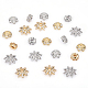 24Pcs 6 Styles Brass Clear Cubic Zirconia Spacer Beads(KK-CA0003-63)-6