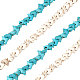 2 Strands 2 Colors Synthetic Turquoise Beads Strands(G-FH0001-96)-1