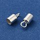 925 Sterling Silver Cord Ends(STER-P055-02B-S)-2