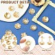 12Pcs 6 Styles Brass Bead Caps(KK-YW0004-72)-5