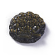 Natürliche goldene Schein Obsidian Anhänger(G-P418-08)-1