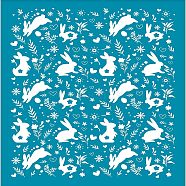 Silk Screen Printing Stencil, for Painting on Wood, DIY Decoration T-Shirt Fabric, Easter Theme Pattern, 100x127mm(DIY-WH0341-051)