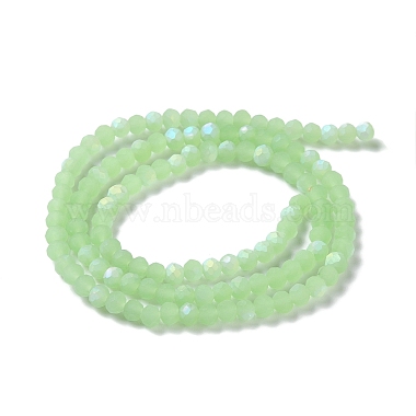 imitation jade perles de verre brins(EGLA-A034-J4mm-MB01)-3