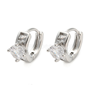 Clear Diamond Cubic Zirconia Earrings