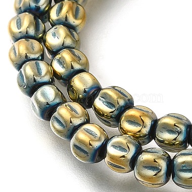 Electroplated Synthetic Non-magnetic Hematite Beads Strands(G-C154-A01-01I)-3