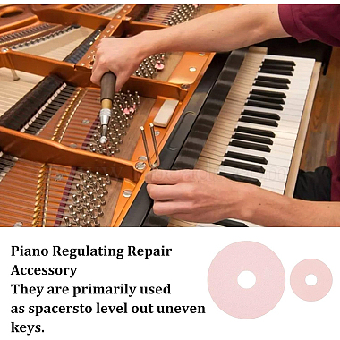 benecreat 200pcs 2 スタイルのピアノ キーボード ガスケット ピアノ チューニング修復ツール(FIND-BC0002-82A)-5