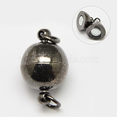 Gunmetal Round Brass Clasps