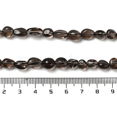 obsidienne naturelle perles brins(G-P497-01A-15)-5