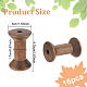 Wooden Empty Spools for Wire(TOOL-WH0125-54B)-2