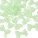 20Pcs Acrylic Bead, Imitation Jelly, Bowknot, Honeydew, 23.7x32.7x7.3mm, Hole: 3.8mm(OACR-YW0003-85C)