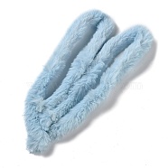 Polyester Plush Sticks, Chenille Stems, Pipe Cleaner for Doll Making, Sky Blue, 1000x25mm(DIY-Z031-03G)