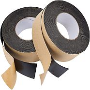 Strong Adhesion EVA Sponge Foam Rubber Tape, Anti-Collision Seal Strip, Black, 50x1.1mm, 10m/roll(TOOL-WH0129-27-09)