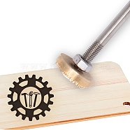 Stamping Embossing Soldering Iron with Stamp, for Cake/Wood, Other Pattern, 30mm(AJEW-WH0113-15-17)
