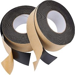 Strong Adhesion EVA Sponge Foam Rubber Tape, Anti-Collision Seal Strip, Black, 50x1.1mm, 10m/roll(TOOL-WH0129-27-09)