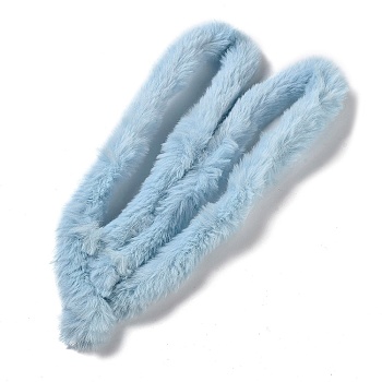 Polyester Plush Sticks, Chenille Stems, Pipe Cleaner for Doll Making, Sky Blue, 1000x25mm