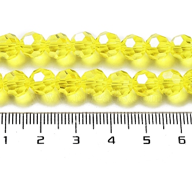 plaquent verre transparent perles brins(EGLA-A035-T8mm-A03)-4