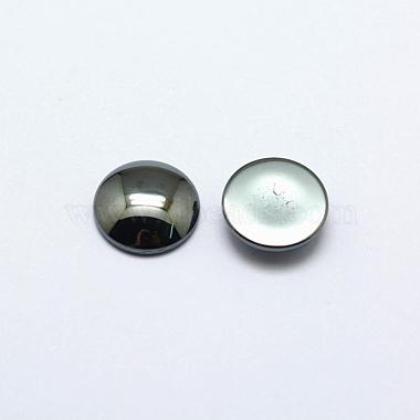 20mm PrussianBlue Flat Round Non-magnetic Hematite Cabochons