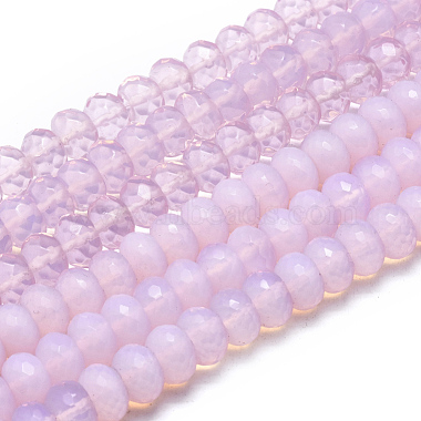 Rondelle Opalite Beads